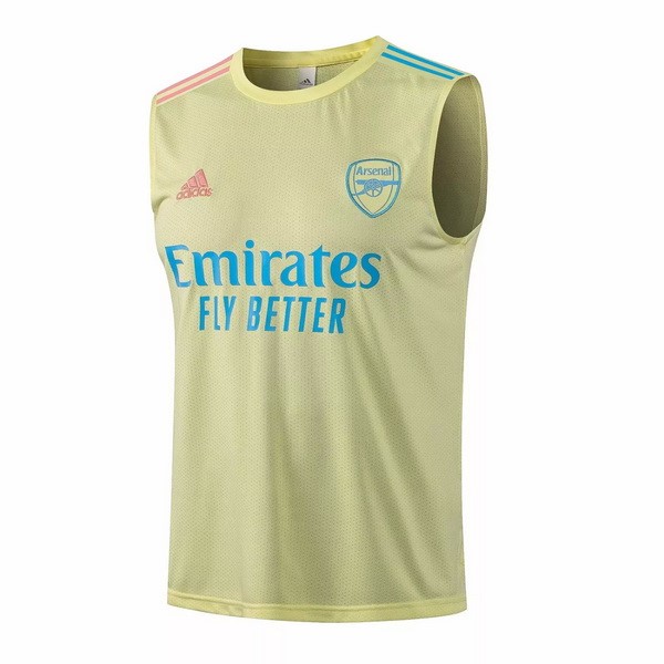 Camiseta Arsenal Sin Mangas 2021-2022 Amarillo